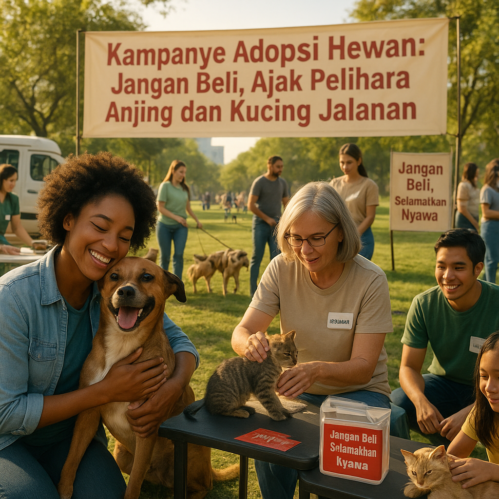 Kampanye Adopsi Hewan: Jangan Beli, Ajak Pelihara Anjing dan Kucing Jalanan