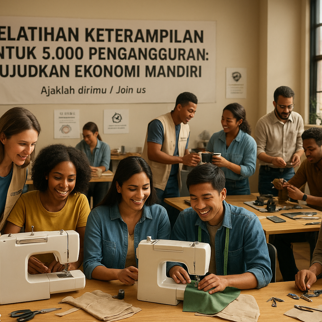 Pelatihan Keterampilan untuk 5.000 Pengangguran: Wujudkan Ekonomi Mandiri