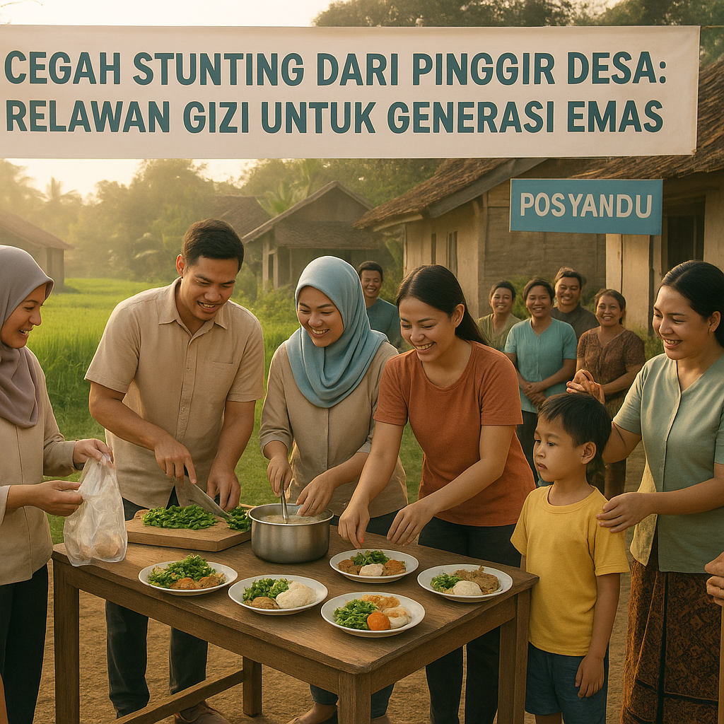 Cegah Stunting dari Pinggir Desa: Relawan Gizi untuk Generasi Emas