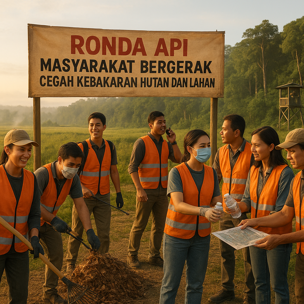 Ronda Api: Masyarakat Bergerak Cegah Kebakaran Hutan dan Lahan