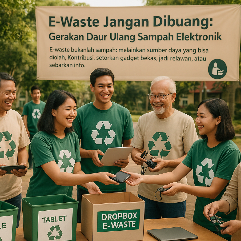 E-Waste Jangan Dibuang: Gerakan Daur Ulang Sampah Elektronik
