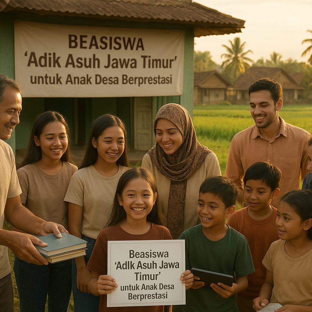 Beasiswa ‘Adik Asuh Jawa Timur’ untuk Anak Desa Berprestasi