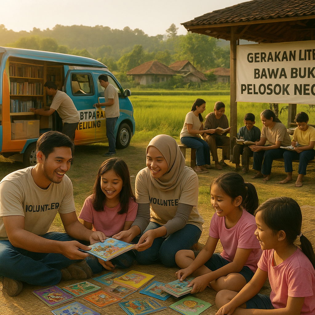 Gerakan Literasi Desa: Bawa Buku ke Pelosok Negeri