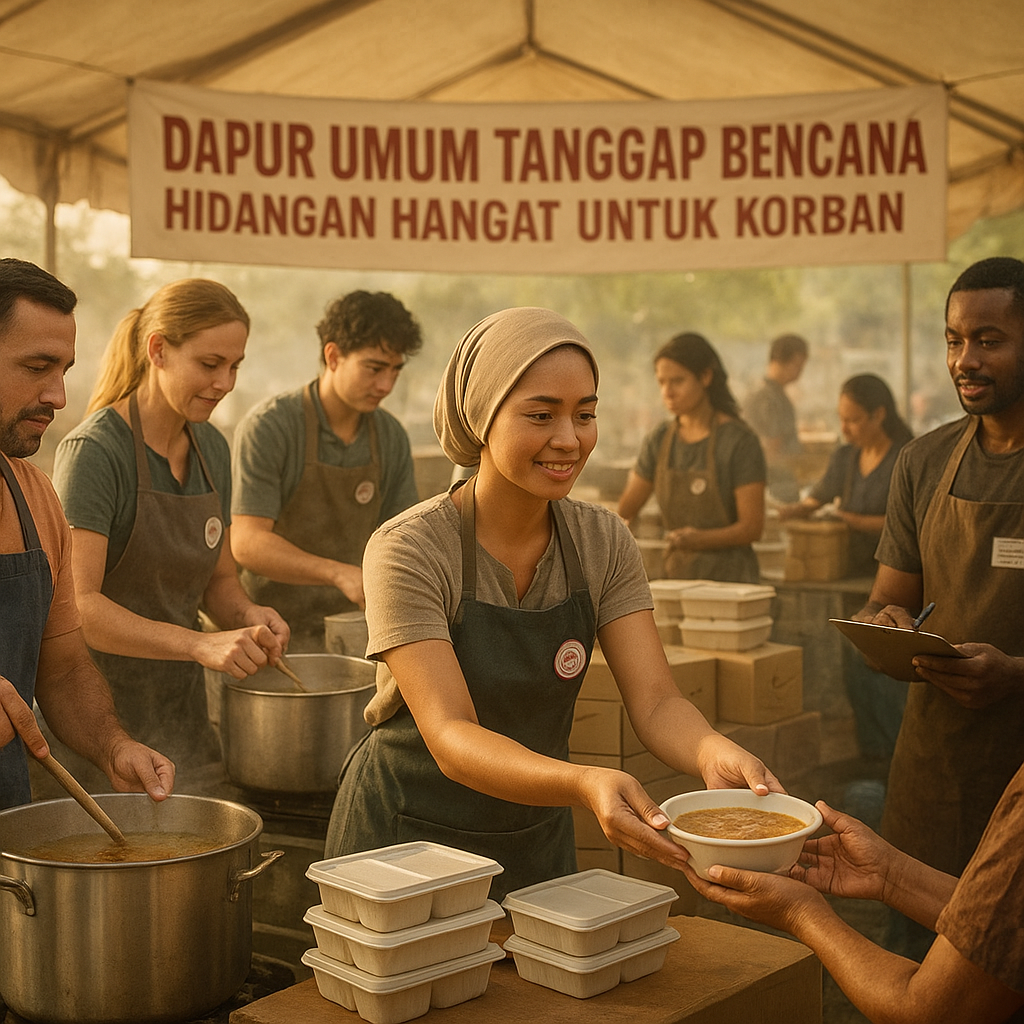 Dapur Umum Tanggap Bencana: Hidangan Hangat untuk Korban