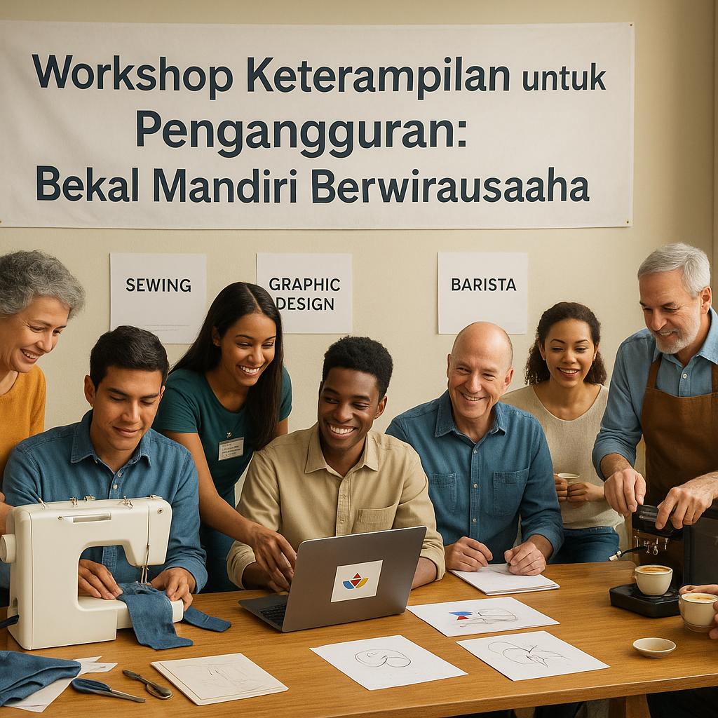 Workshop Keterampilan untuk Pengangguran: Bekal Mandiri Berwirausaha