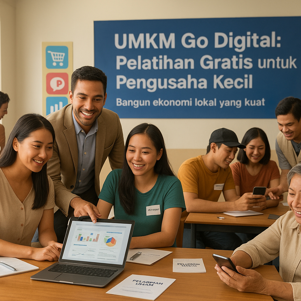 UMKM Go Digital: Pelatihan Gratis untuk Pengusaha Kecil