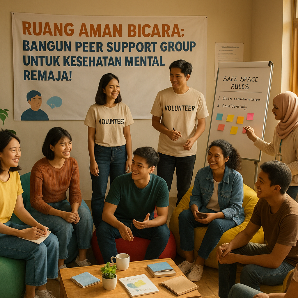 Ruang Aman Bicara: Bangun Peer Support Group untuk Kesehatan Mental Remaja!