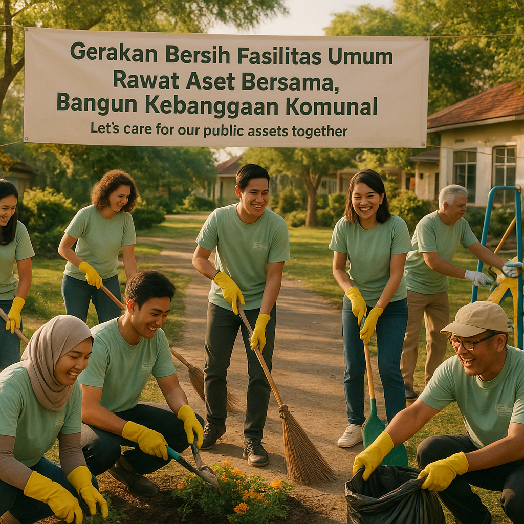 Gerakan Bersih Fasilitas Umum: Rawat Aset Bersama, Bangun Kebanggaan Komunal