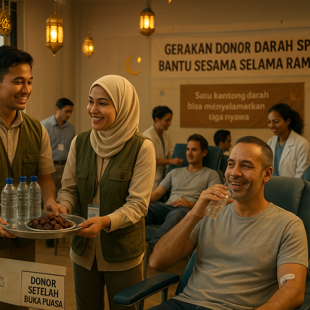 Gerakan Donor Darah Spesial: Bantu Sesama Selama Ramadhan