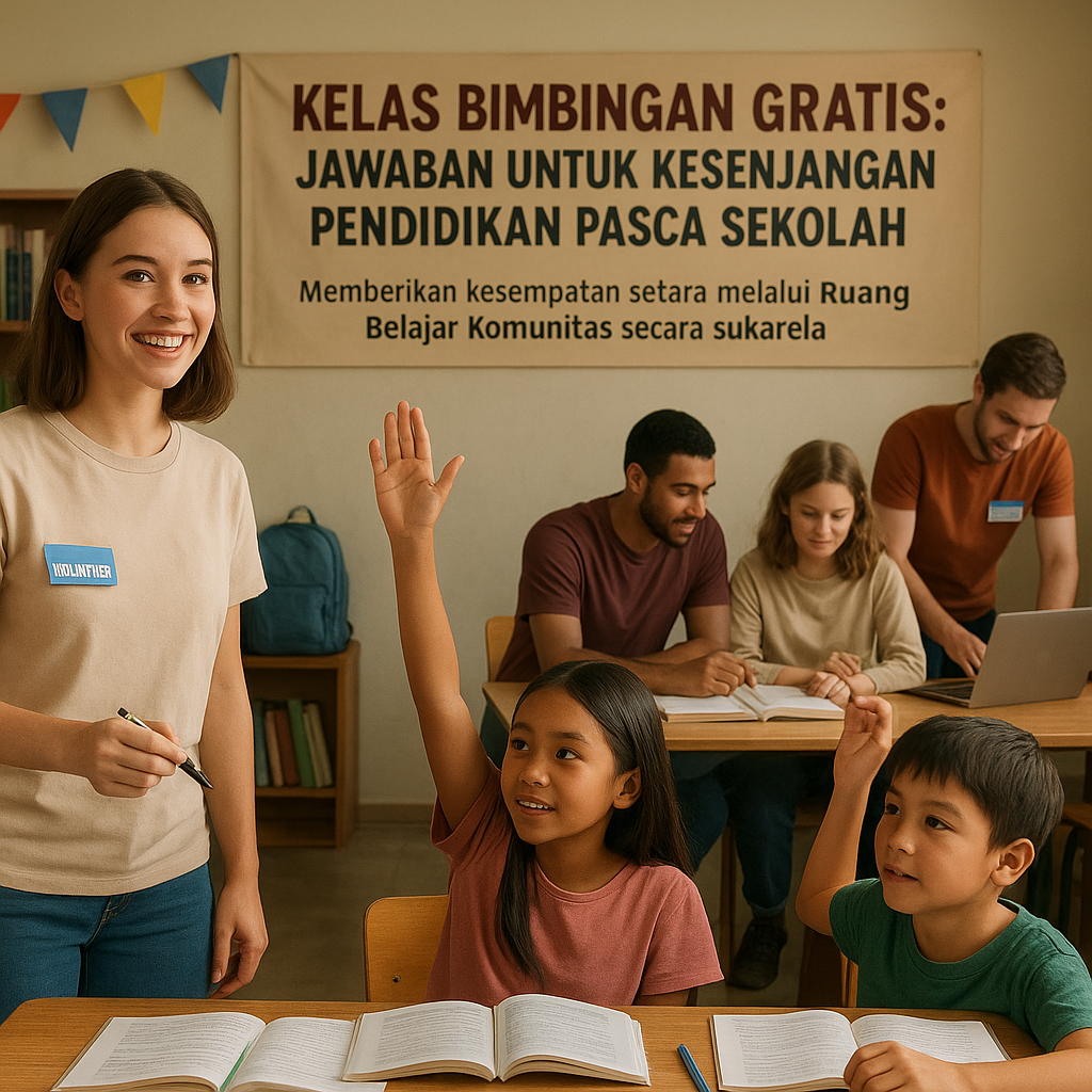 Kelas Bimbingan Gratis: Jawaban untuk Kesenjangan Pendidikan Pasca Sekolah