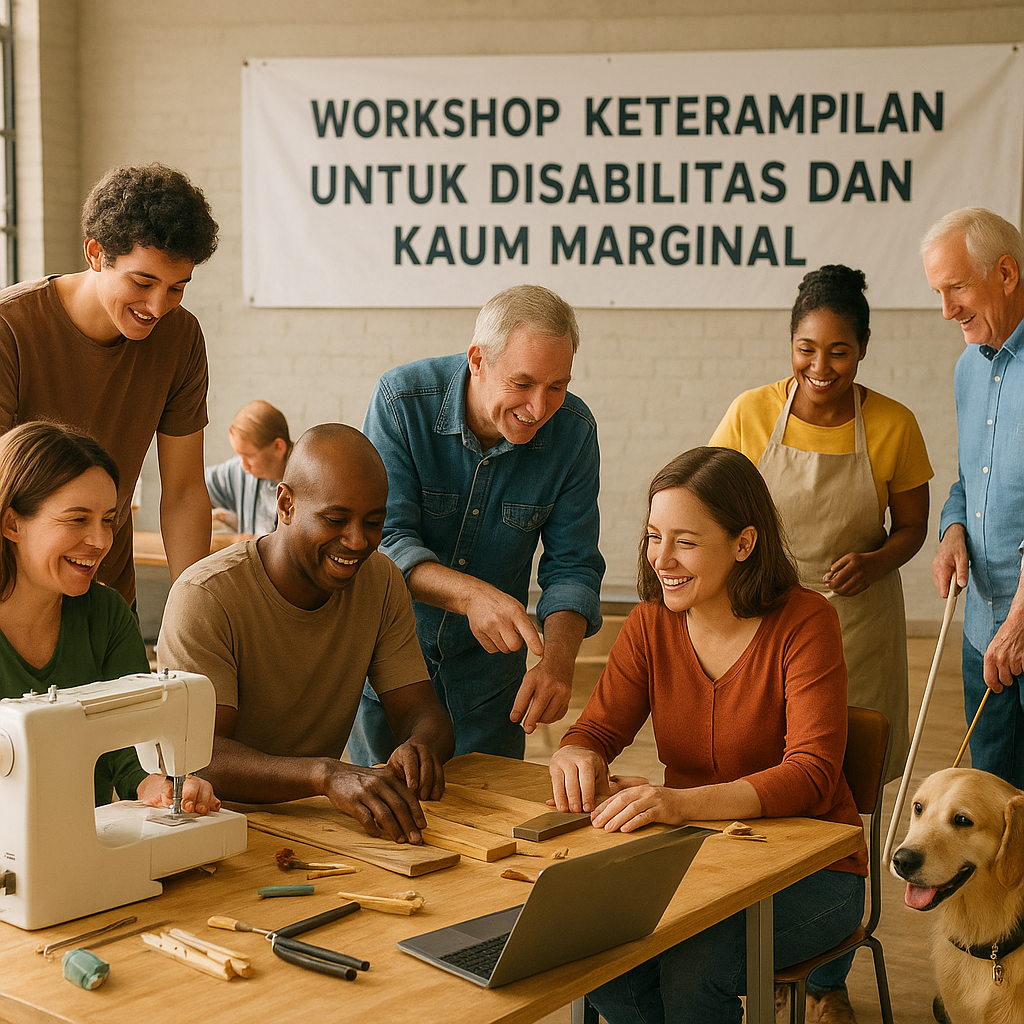 Workshop Keterampilan untuk Disabilitas dan Kaum Marginal