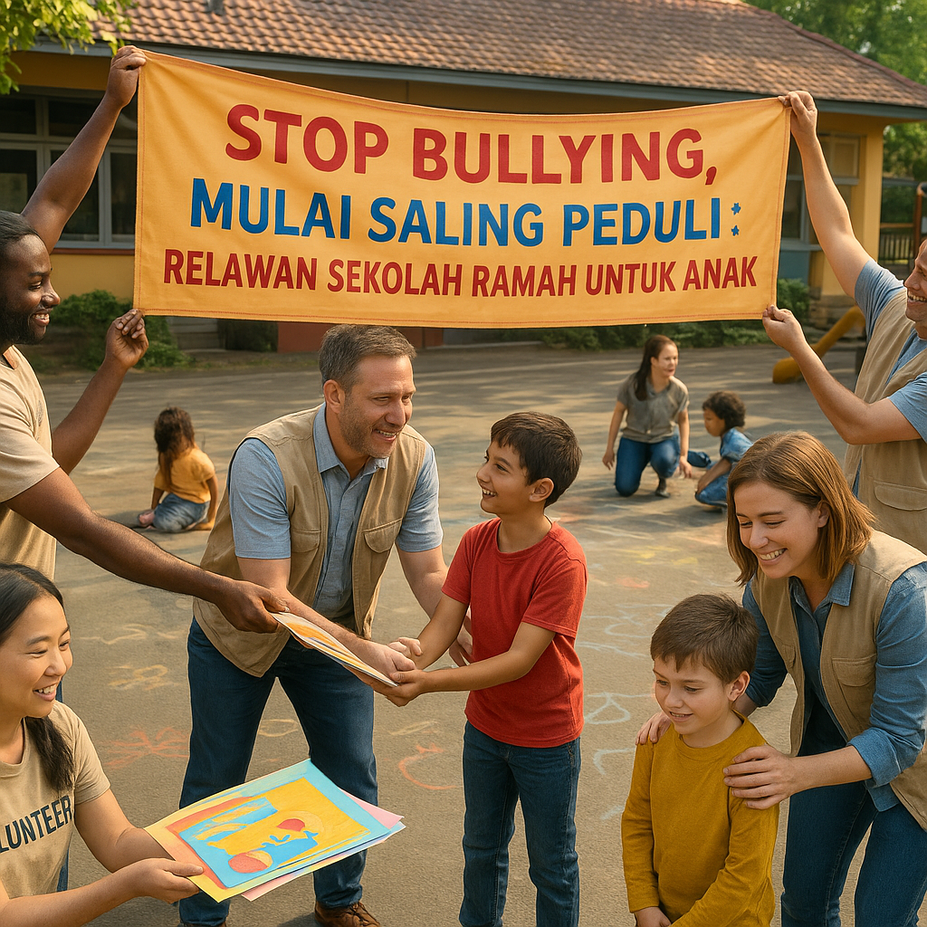Stop Bullying, Mulai Saling Peduli: Relawan Sekolah Ramah untuk Anak
