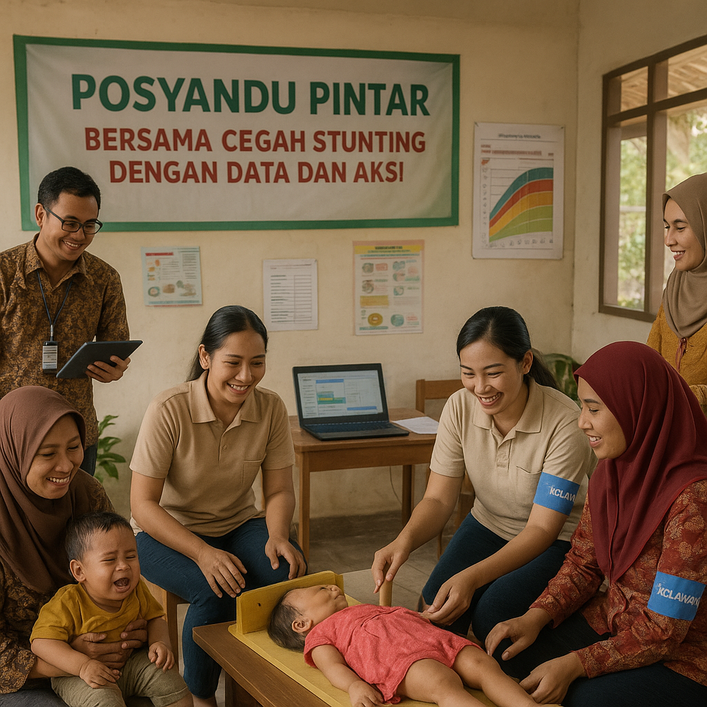 Posyandu Pintar: Bersama Cegah Stunting dengan Data dan Aksi