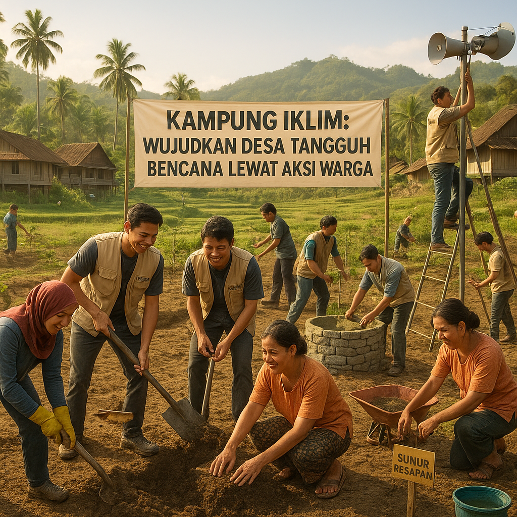 Kampung Iklim: Wujudkan Desa Tangguh Bencana Lewat Aksi Warga