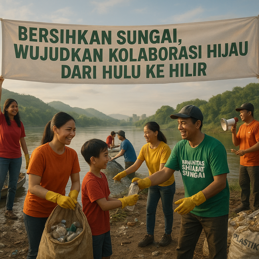 Bersihkan Sungai, Wujudkan Kolaborasi Hijau dari Hulu ke Hilir