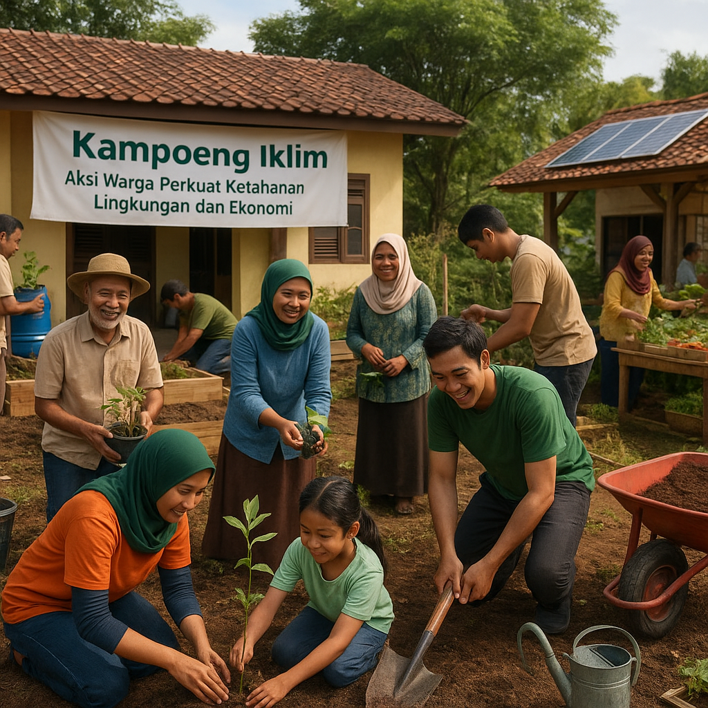 Kampoeng Iklim: Aksi Warga Perkuat Ketahanan Lingkungan dan Ekonomi