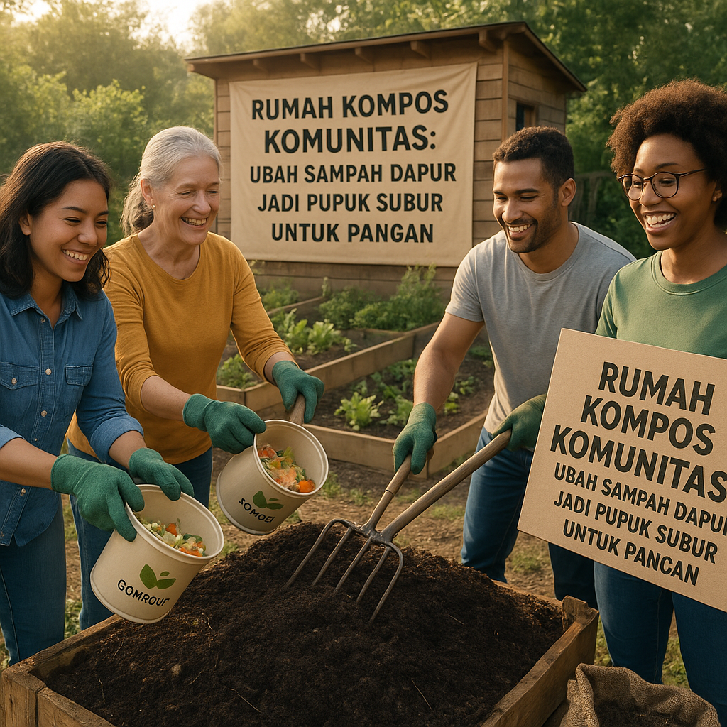 Rumah Kompos Komunitas: Ubah Sampah Dapur Jadi Pupuk Subur untuk Pangan