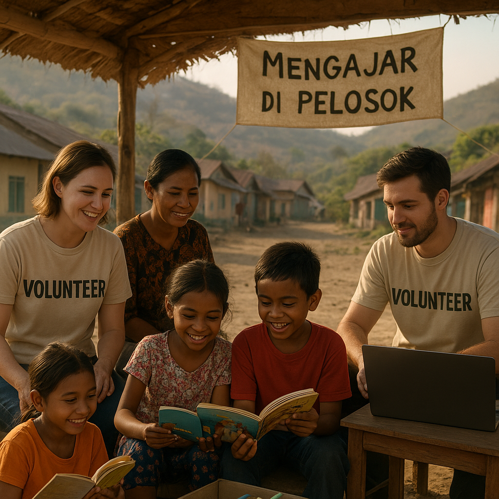 Mengajar di Pelosok: Gerakan Relawan Literasi untuk Anak-anak NTT
