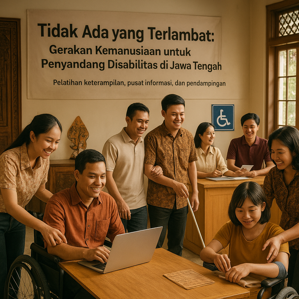 Tidak Ada yang Terlambat: Gerakan Kemanusiaan untuk Penyandang Disabilitas di Jawa Tengah