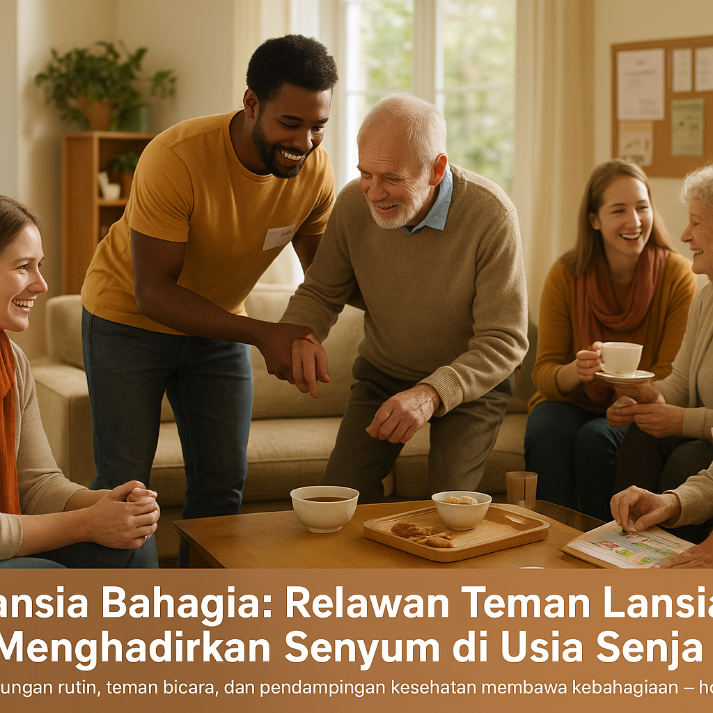 Lansia Bahagia: Relawan Teman Lansia Menghadirkan Senyum di Usia Senja