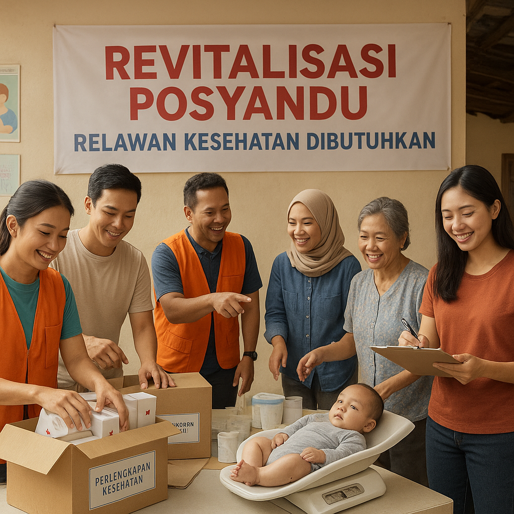 Revitalisasi Posyandu: Relawan Kesehatan Dibutuhkan