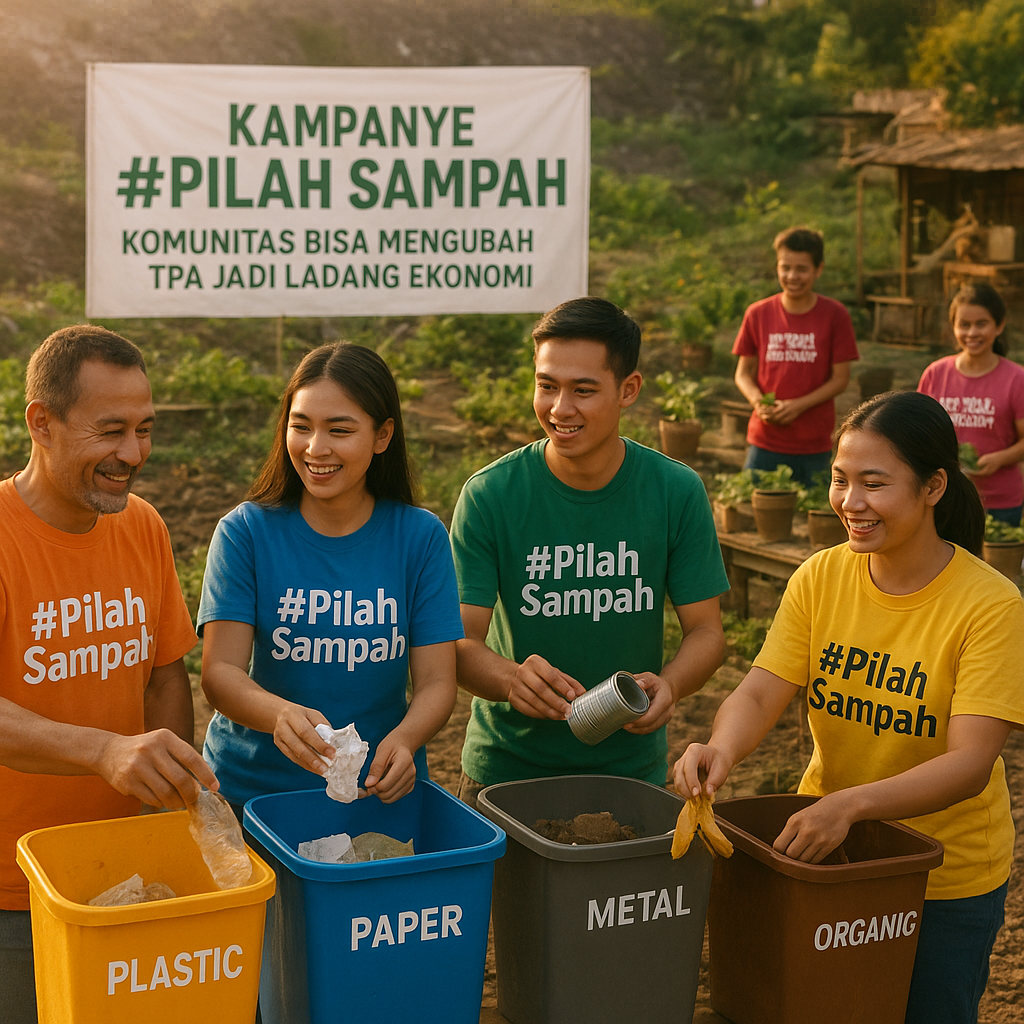 Kampanye #PilahSampah: Komunitas Bisa Mengubah TPA Jadi Ladang Ekonomi