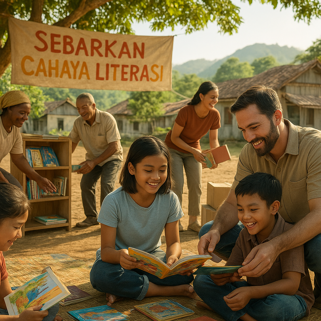 Sebarkan Cahaya Literasi untuk Anak-Anak Pelosok Negeri