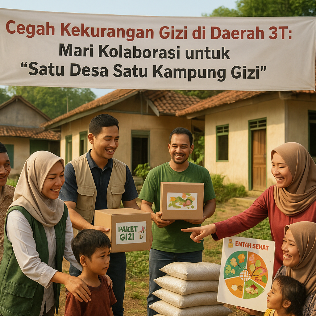 Cegah Kekurangan Gizi di Daerah 3T: Mari Kolaborasi untuk 'Satu Desa Satu Kampung Gizi'
