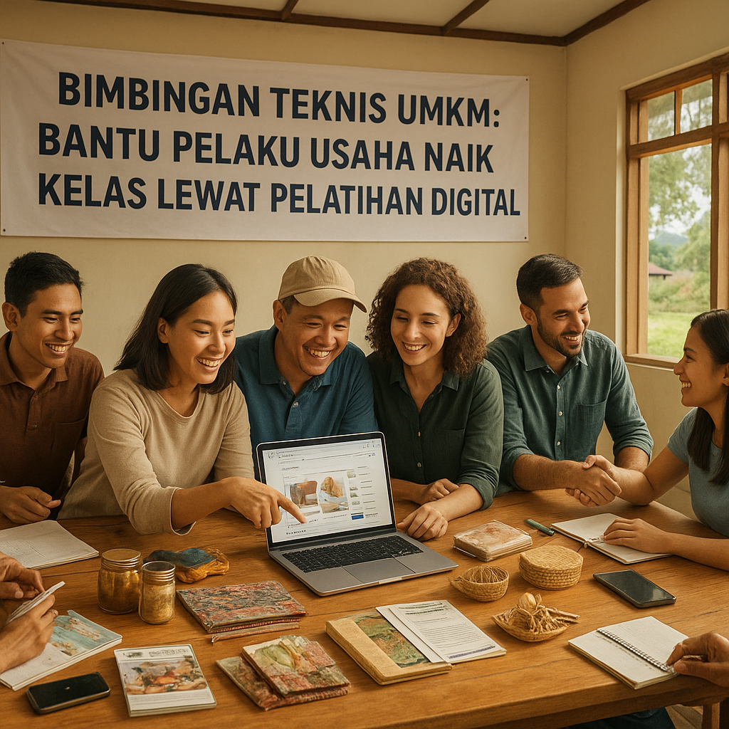 Bimbingan Teknis UMKM: Bantu Pelaku Usaha Naik Kelas Lewat Pelatihan Digital