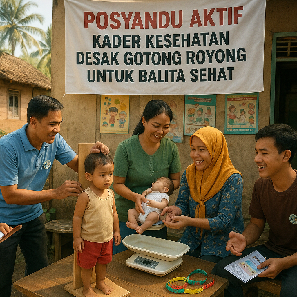 Posyandu Aktif: Kader Kesehatan Desak Gotong Royong untuk Balita Sehat