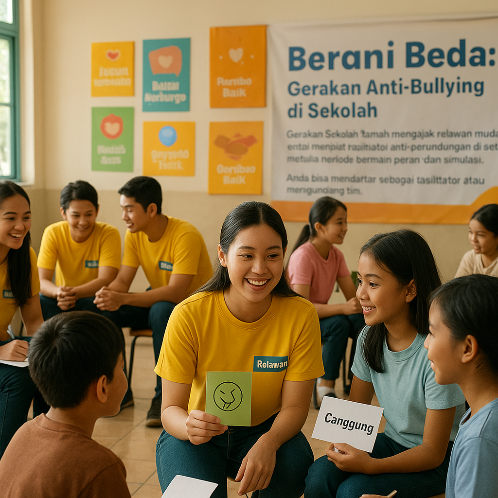Berani Beda: Gerakan Anti-Bullying di Sekolah oleh Relawan Muda