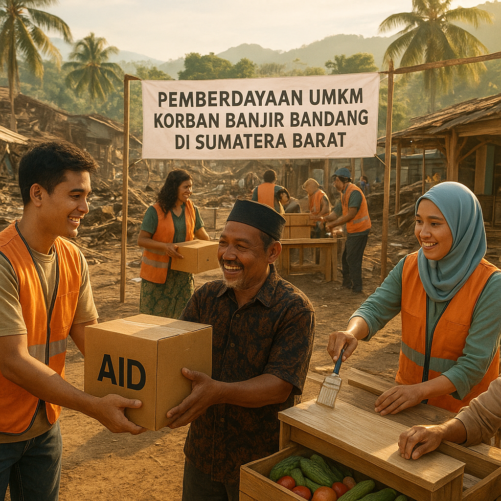Pemberdayaan UMKM Korban Banjir Bandang di Sumatera Barat