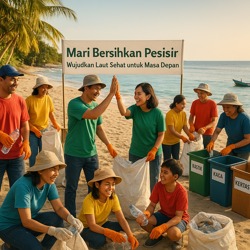 Mari Bersihkan Pesisir, Wujudkan Laut Sehat untuk Masa Depan