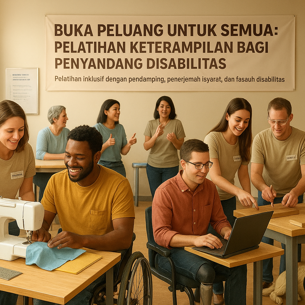 Buka Peluang untuk Semua: Pelatihan Keterampilan bagi Penyandang Disabilitas