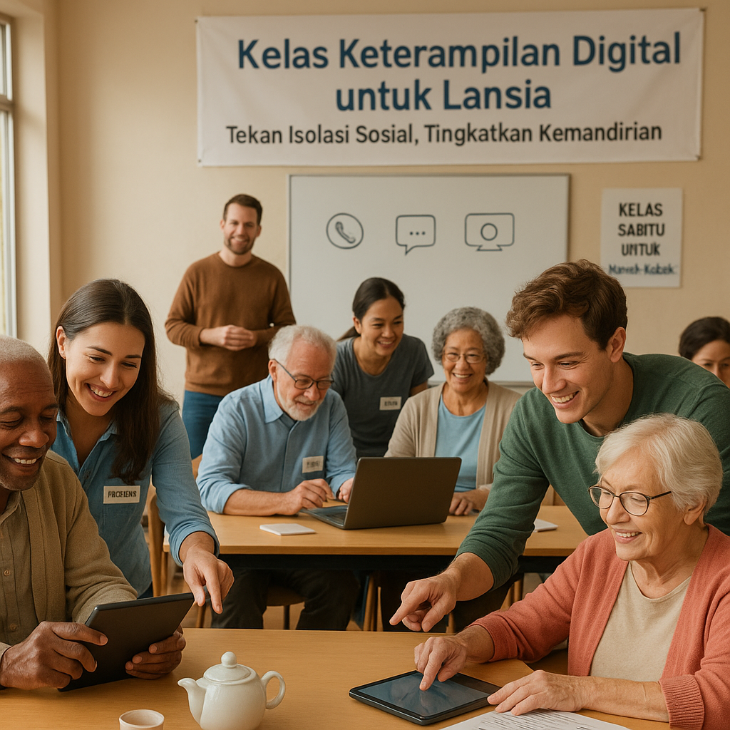 Kelas Keterampilan Digital untuk Lansia: Tekan Isolasi Sosial, Tingkatkan Kemandirian