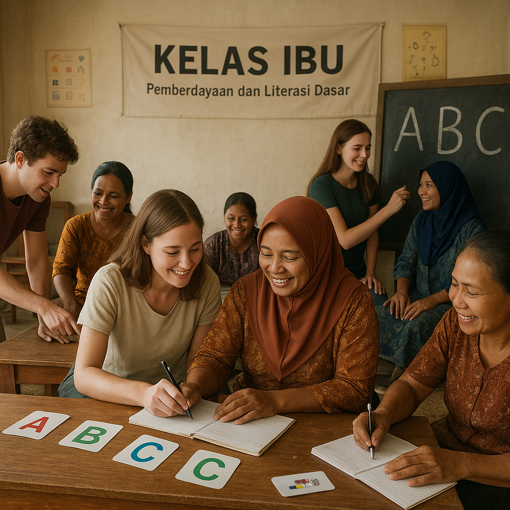 Buta Aksara di Kalangan Ibu-ibu: 'Kelas Ibu' untuk Pemberdayaan dan Literasi Dasar