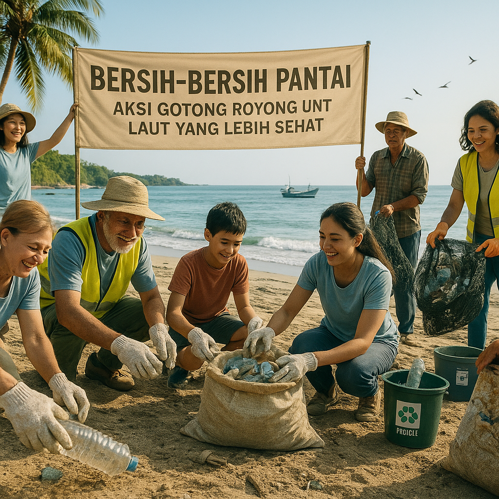 Bersih-bersih Pantai: Aksi Gotong Royong untuk Laut yang Lebih Sehat