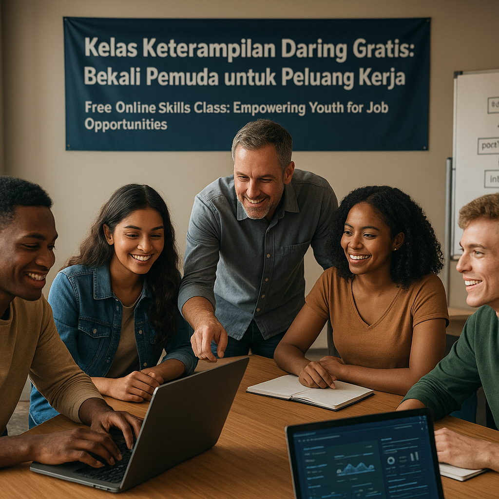Kelas Keterampilan Daring Gratis: Bekali Pemuda untuk Peluang Kerja