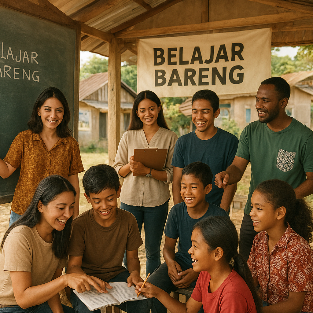 Inisiatif 'Belajar Bareng' Bantu Anak Putus Sekolah di Kupang