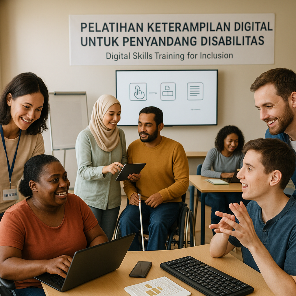 Pelatihan Keterampilan Digital untuk Penyandang Disabilitas