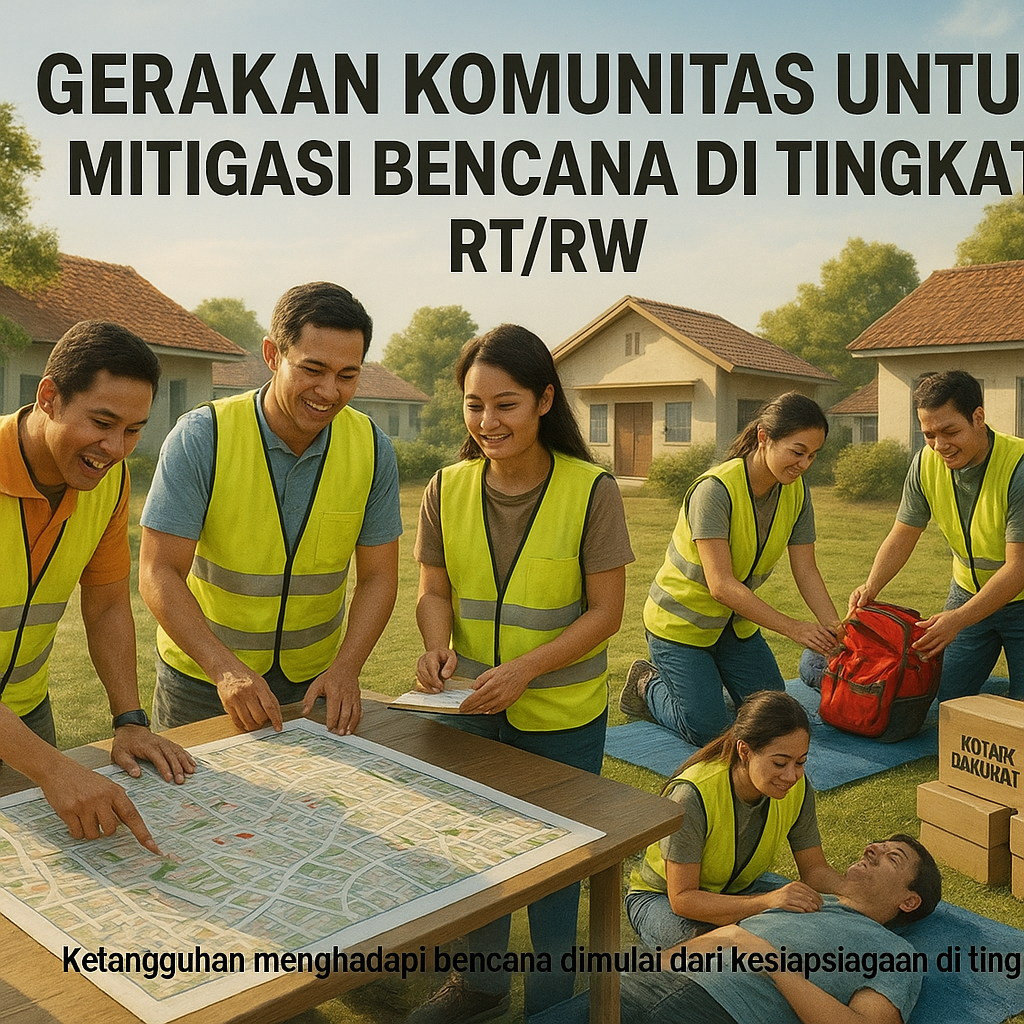 Gerakan Komunitas untuk Mitigasi Bencana di Tingkat RT/RW
