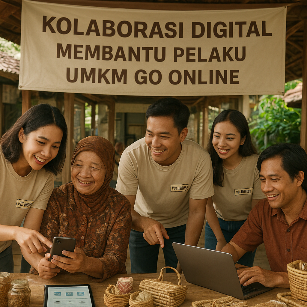 Kolaborasi Digital: Membantu Pelaku UMKM Go Online
