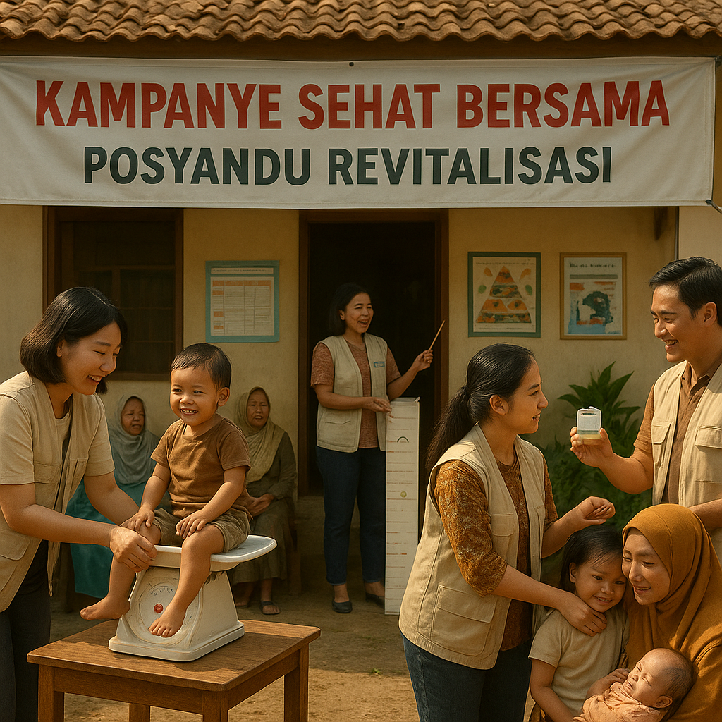 Kampanye Sehat Bersama: Posyandu Revitalisasi dengan Pendekatan Komunitas