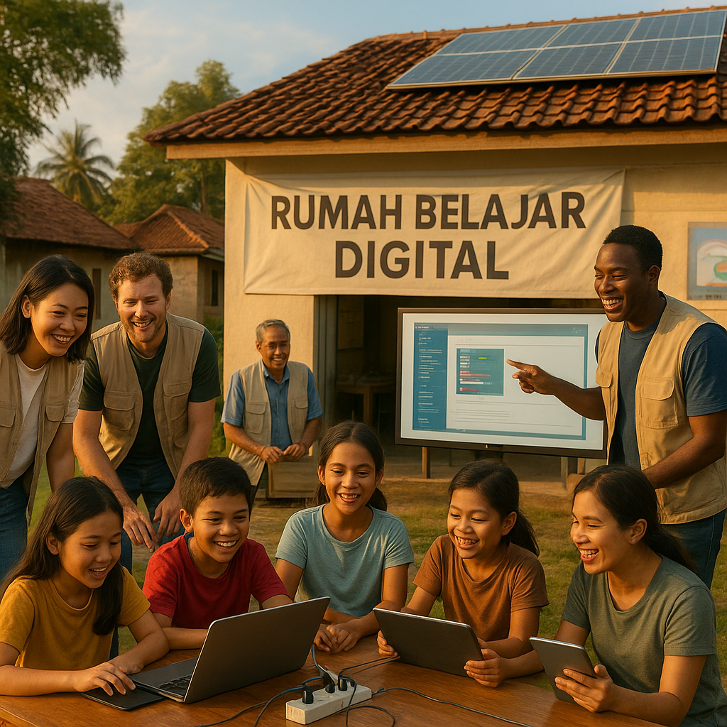 Kesenjangan Digital di Desa: Mari Buka 'Rumah Belajar Digital' untuk Anak-anak