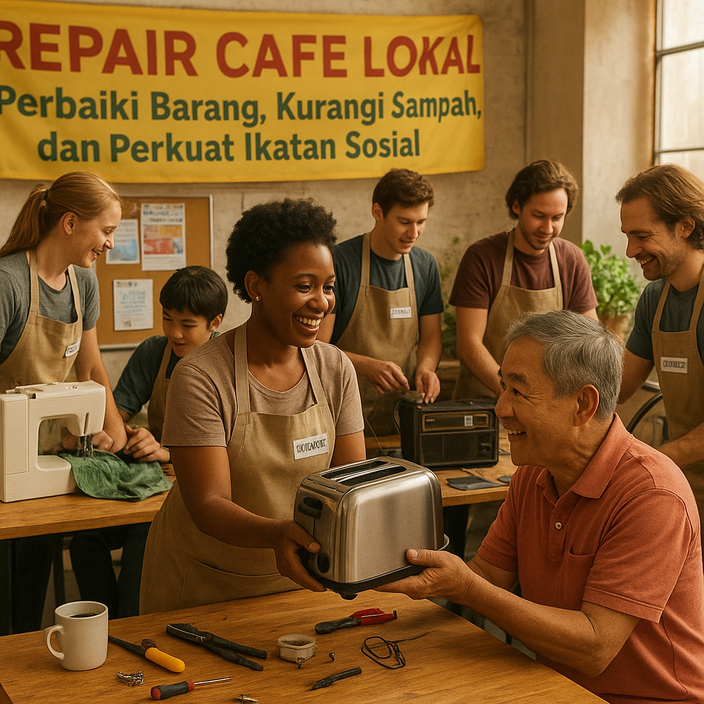 Repair Cafe Lokal: Perbaiki Barang, Kurangi Sampah, dan Perkuat Ikatan Sosial