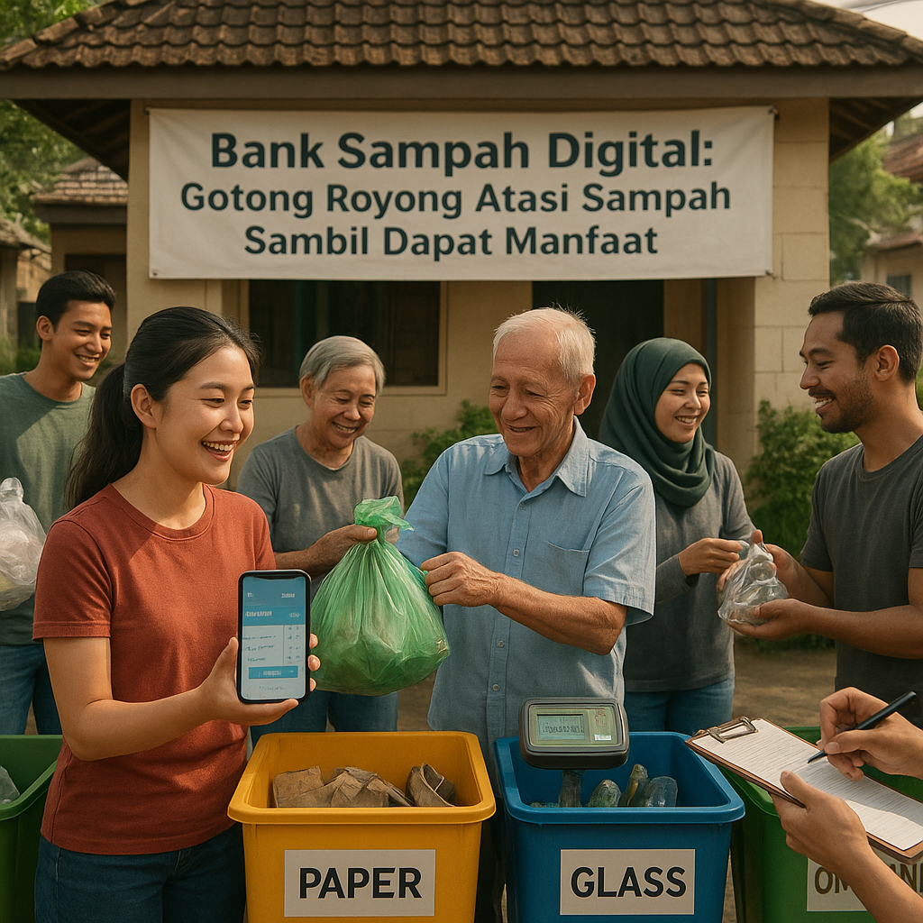 Bank Sampah Digital: Gotong Royong Atasi Sampah Sambil Dapat Manfaat