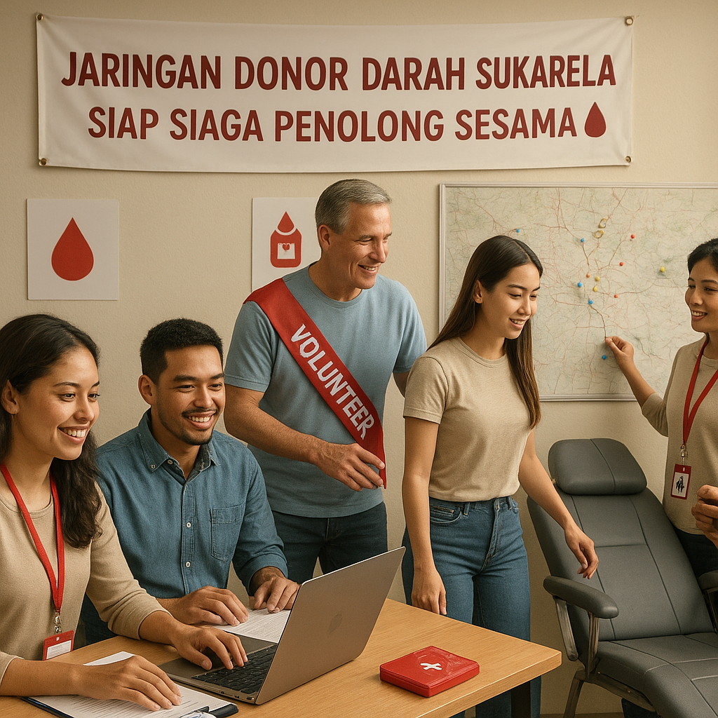 Jaringan Donor Darah Sukarela: Siap Siaga Penolong Sesama