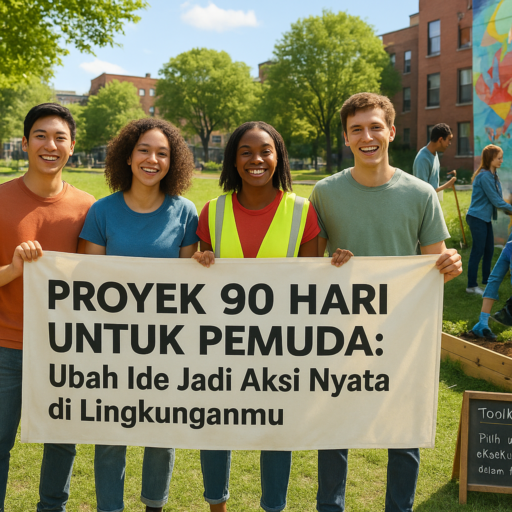 Proyek 90 Hari untuk Pemuda: Ubah Ide Jadi Aksi Nyata di Lingkunganmu