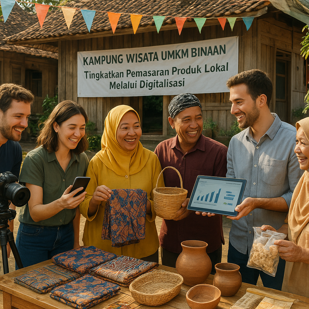 Kampung Wisata UMKM Binaan: Tingkatkan Pemasaran Produk Lokal Melalui Digitalisasi