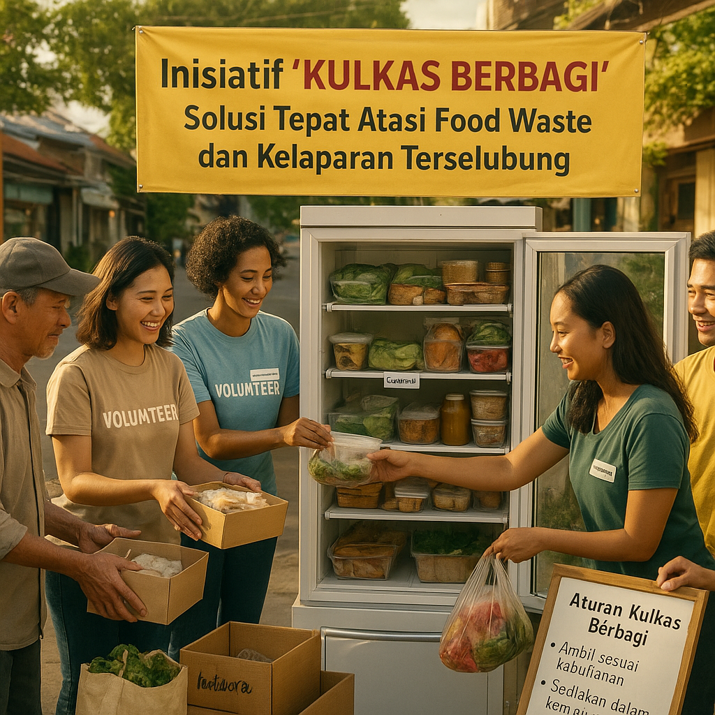 Inisiatif 'Kulkas Berbagi': Solusi Tepat Atasi Food Waste dan Kelaparan Terselubung